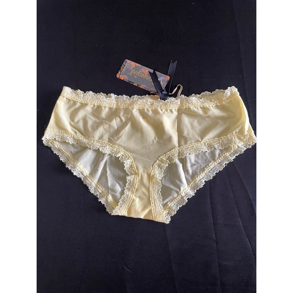 2 PAIR SEVEN TIL MIDNIGHT HIPSTER KEY HOLE PANTIES LINGERIE SIZE 2X NEW